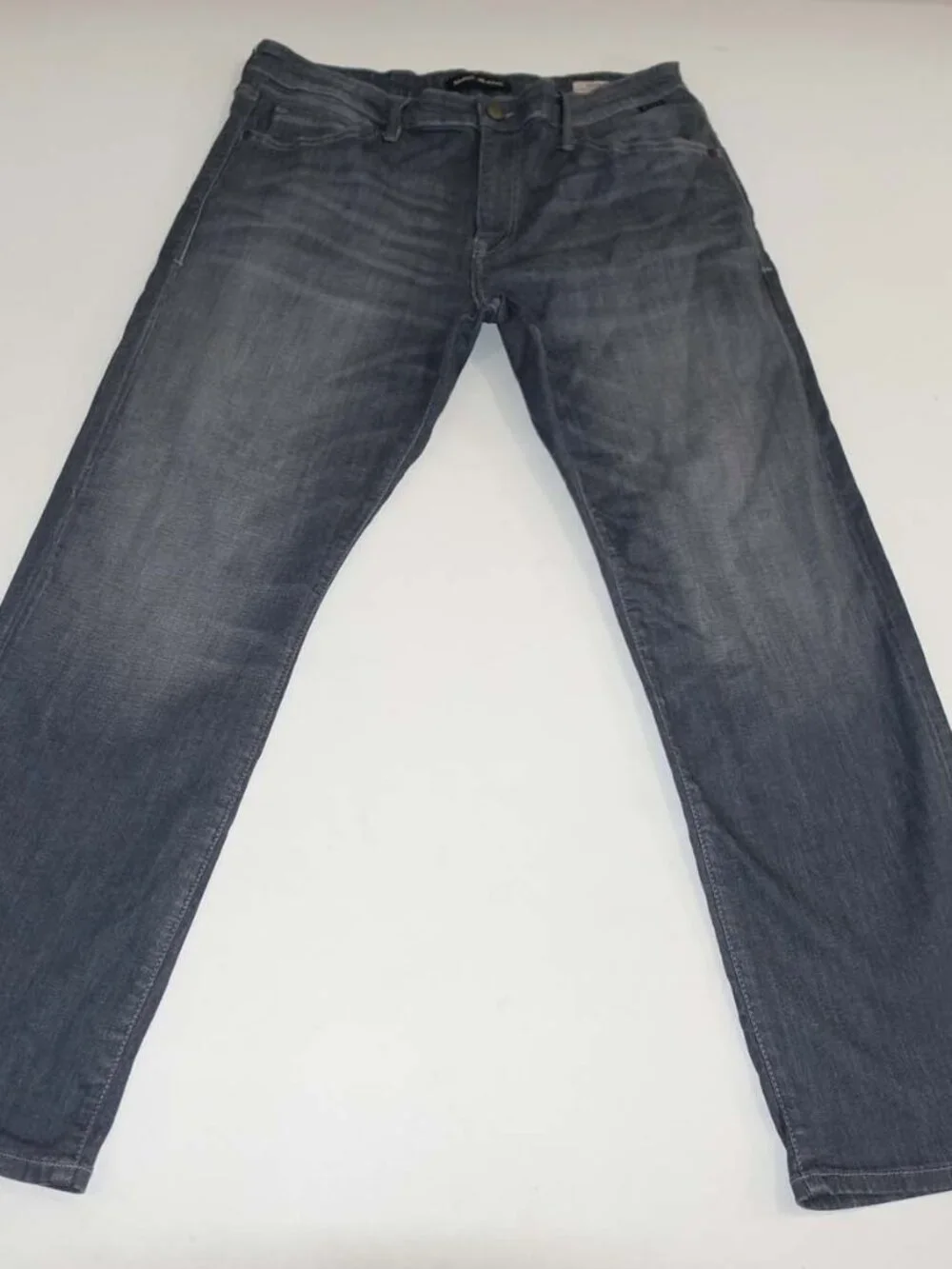 Mavi Men's Matt Relaxed Straight Leg Jeans Size 36 x 30 Gray Mid Rise Denim